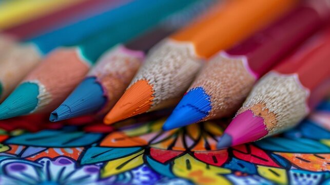 Discuss the therapeutic benefits of coloring geometric patterns for mindfulness.