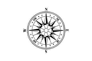 Basic Compass Rose PNG