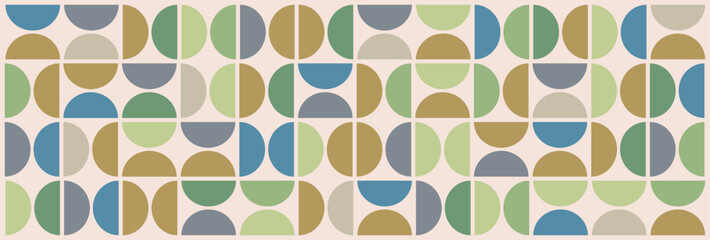 Poster - Geometric vintage wallpaper