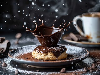 Wall Mural - coffee and cookies