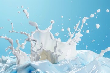 Wall Mural - 1 June World Milk Day  healthcare concept