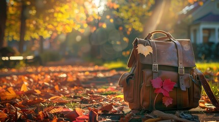 Wall Mural - autumn in the park