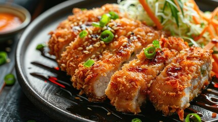 Wall Mural - Pork cutlet in Japanese cuisine