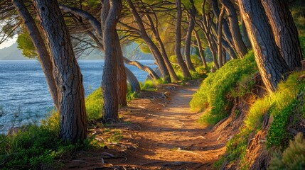 Wall Mural - path to the sea