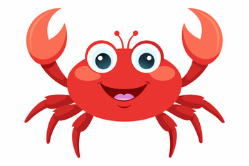 Poster - Cute Crab Vector illustration