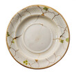 © ZeyBer - Vintage Ceramic Plate with Cracks and Stains