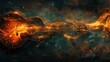 © Moon Art Pic - Music Illustration, Creative And Artistic, High Quality Background