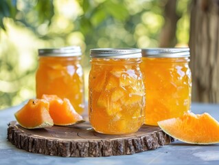 Poster - homemade apricot jam