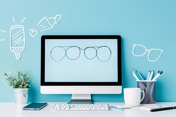 Poster - a dynamic teacher portfolio website design, featuring interactive elements, clear typography, and a 