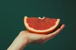 © ArtSpree - Female hand squeezes a grapefruit in white water - milk bath. Nearby are oranges, lemons, grapefruits - vertical photo. Beautiful simple AI generated image in 4K, unique.