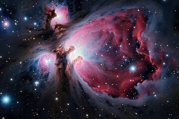 Wall Mural - an image capturing the vastness and wonder of the universe, with galaxies and celestial bodies scatt