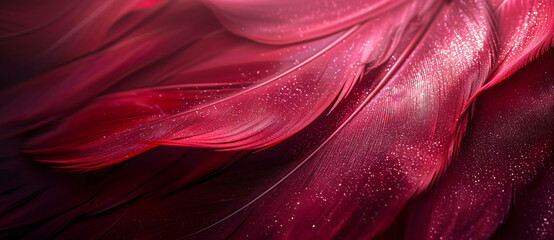 Poster - Close up of a burgundy colored abstract background with a beautiful wave pattern, texture and gradient. Abstract wallpaper design. 
