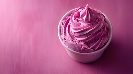 Sticker - Pink Frozen Yogurt Dessert