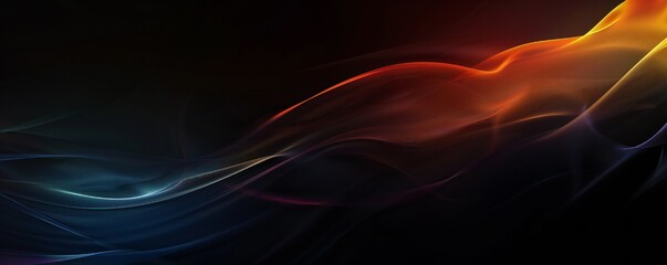 Wall Mural - blurred dark shades gradient background generative ai