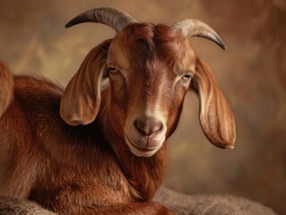 Poster - portrait of a goat