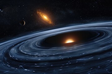 Wall Mural - a stunning view of various planets in the vastness of outer space, showcasing their unique colors an