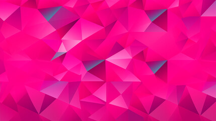 Wall Mural - Vibrant Pink Abstract Geometric Background