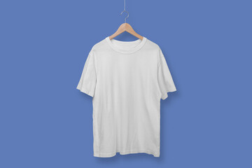 Poster - Oversized t-shirt png mockup, casual unisex apparel design