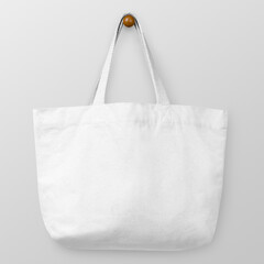 Sticker - Tote bag mockup png transparent, environmental friendly product