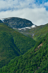 Wall Mural - Valley from Laerdal in western Norway of June 2024.