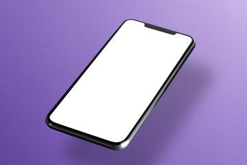 Wall Mural - Phone screen png mockup