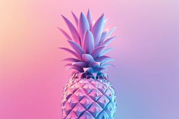 Wall Mural - pineapple with detail texture