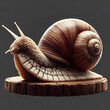 © HoneyStock - The image features a snail, a slow animal, isolated on a transparent background, as seen in a side view photo.