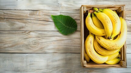 Fresh banana fruit closeup view