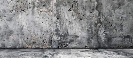 Wall Mural - Grey cement wall surface providing an abstract texture ideal for design with copy space image