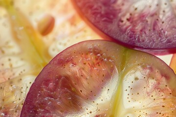 Wall Mural - Fresh Grape Fruit Summer Morning Close-up 