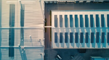 Poster - A large building with a lot of windows and a roof