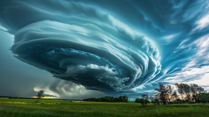 Canvas Print - Share your experience of witnessing a dramatic cloud formation.