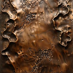 Wall Mural - bromze copper background