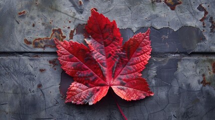 Wall Mural - Part I Leaf component in card format