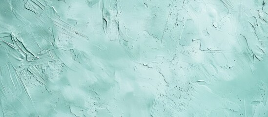 Leinwandbilder - Light cyan cement wall texture providing a vintage minimalist background a mint green copy space image for design in the summer wallpaper