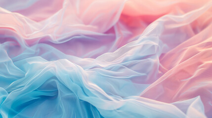 Poster - Abstract Dreamy Concept Image with Mesh Fabric