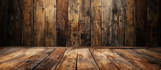 Wooden backdrop with ample copy space image