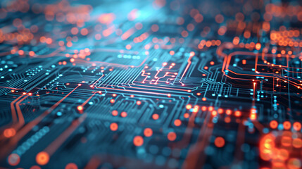 Poster - Abstract technology background 