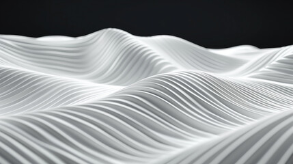 Poster - Abstract wavy lines background