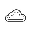 © NikahGeh - Bold Outline Cloud Icon: Simple, Modern Weather Symbol