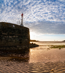 Wall Mural - sunset at Cemaes Bay Ilse of Anglesey