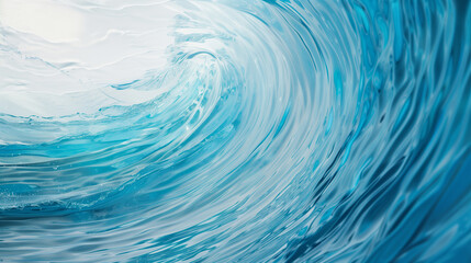 Poster - blue swirl