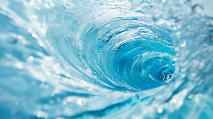 Poster - blue swirl