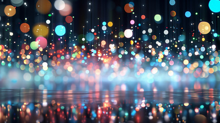 Poster - Design with colorful lights