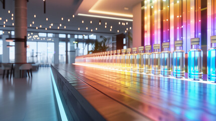 Poster - Design with colorful lights 