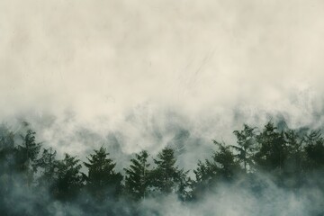 Canvas Print - fog background