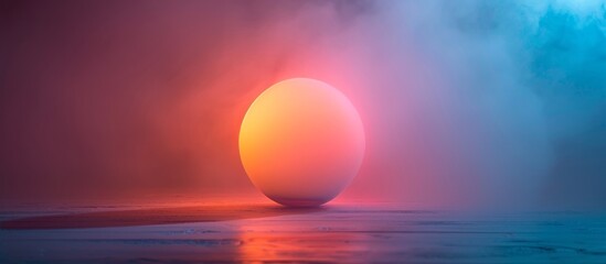 Wall Mural - Glowing Sphere in a Dreamy Atmosphere