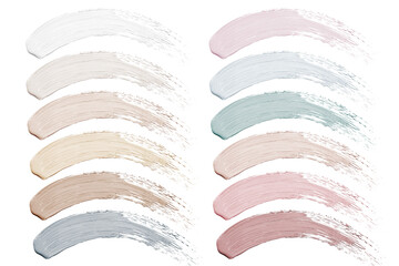 Sticker - Pastel acrylic brush strokes transparent png