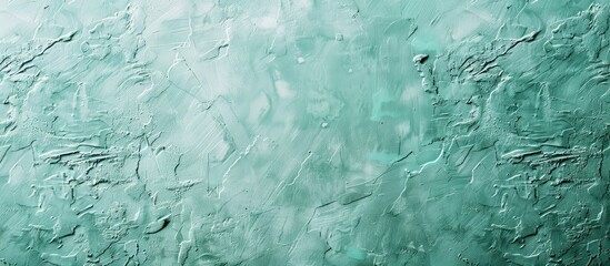 Sticker - Light cyan cement wall texture providing a vintage minimalist background a mint green copy space image for design in the summer wallpaper