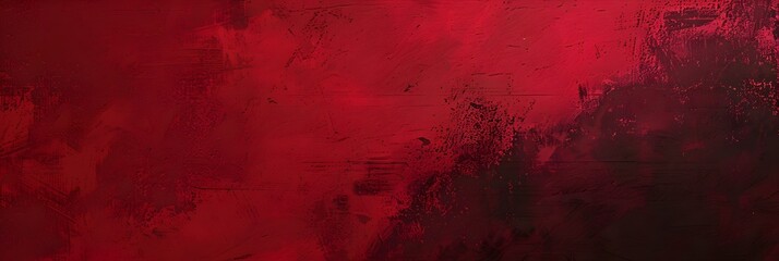 Sticker - Red grainy banner background noisy color gradient dark texture poster header cover backdrop design